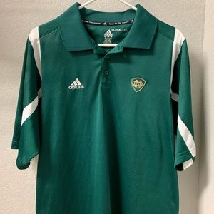 Mens notre dame clima cool polo shirt